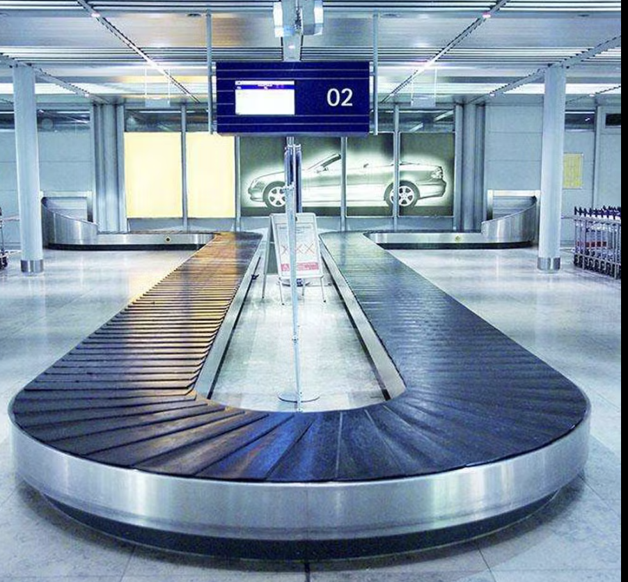 Airport baggage carousel